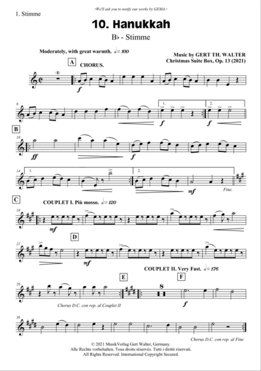 Hanukkah School and Community scores gallery preview page 5