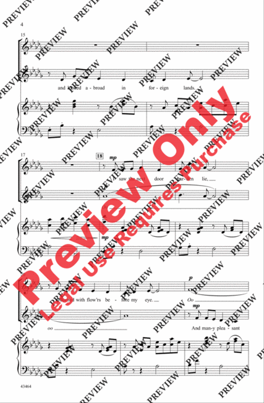 Foreign Lands Foreign Lands 2-Part scores gallery preview page 4