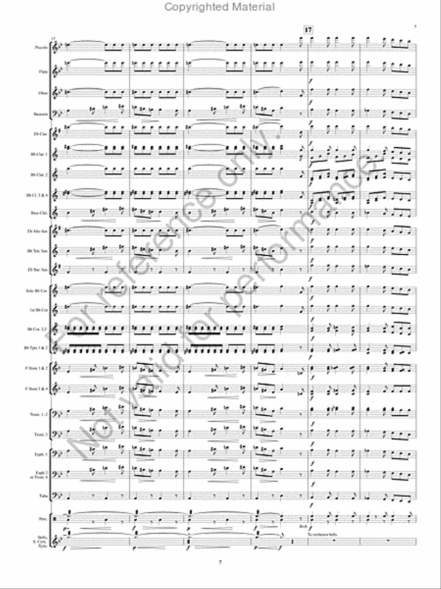 The Pirates of Penzance Concert Band scores gallery preview page 8