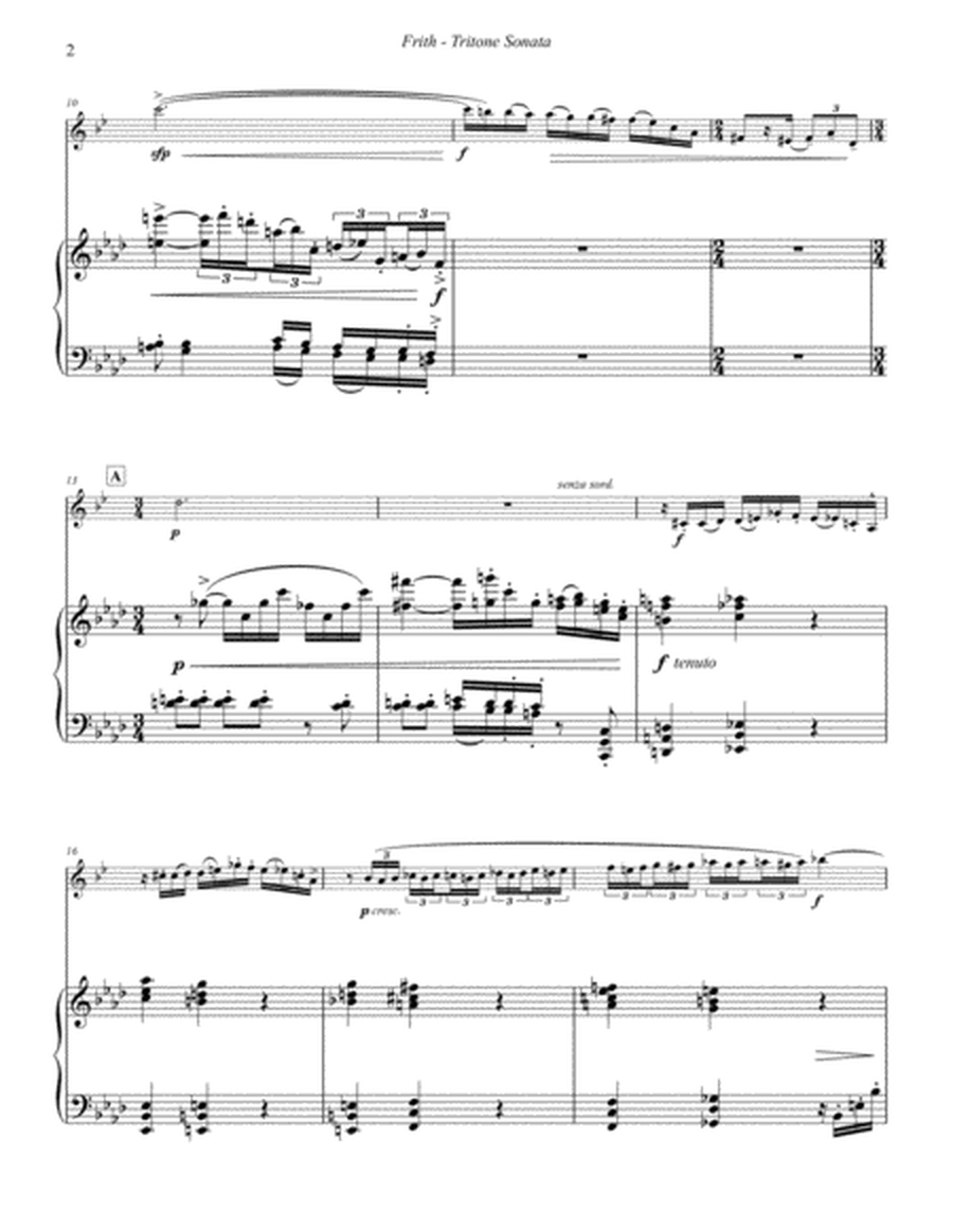 TRITONE Sonata for Trumpet in B-flat and Piano image number null