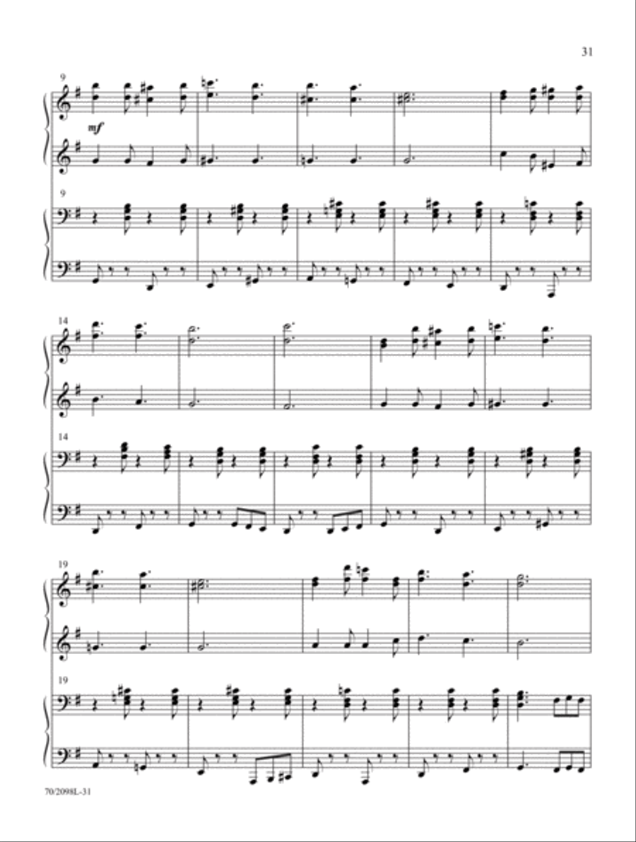 Heavenly Joy! Heavenly Joy! Piano Duet scores gallery preview page 10