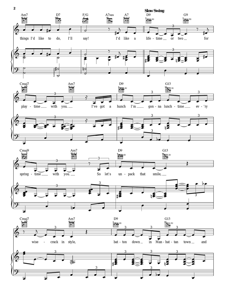 Lifetime Or Two Guitar scores gallery preview page 2