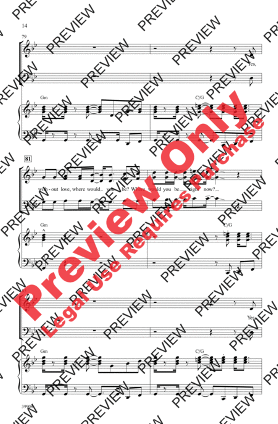 Long Train Runnin' Long Train Runnin' 3-Part scores gallery preview page 14