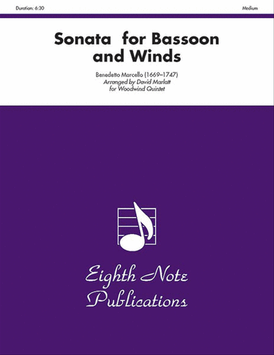 Sonat for Bassoon and Winds Woodwind Quintet scores gallery preview page 1