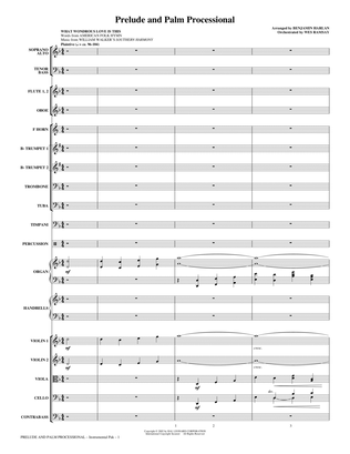 Prelude And Palm Processional - Full Score
