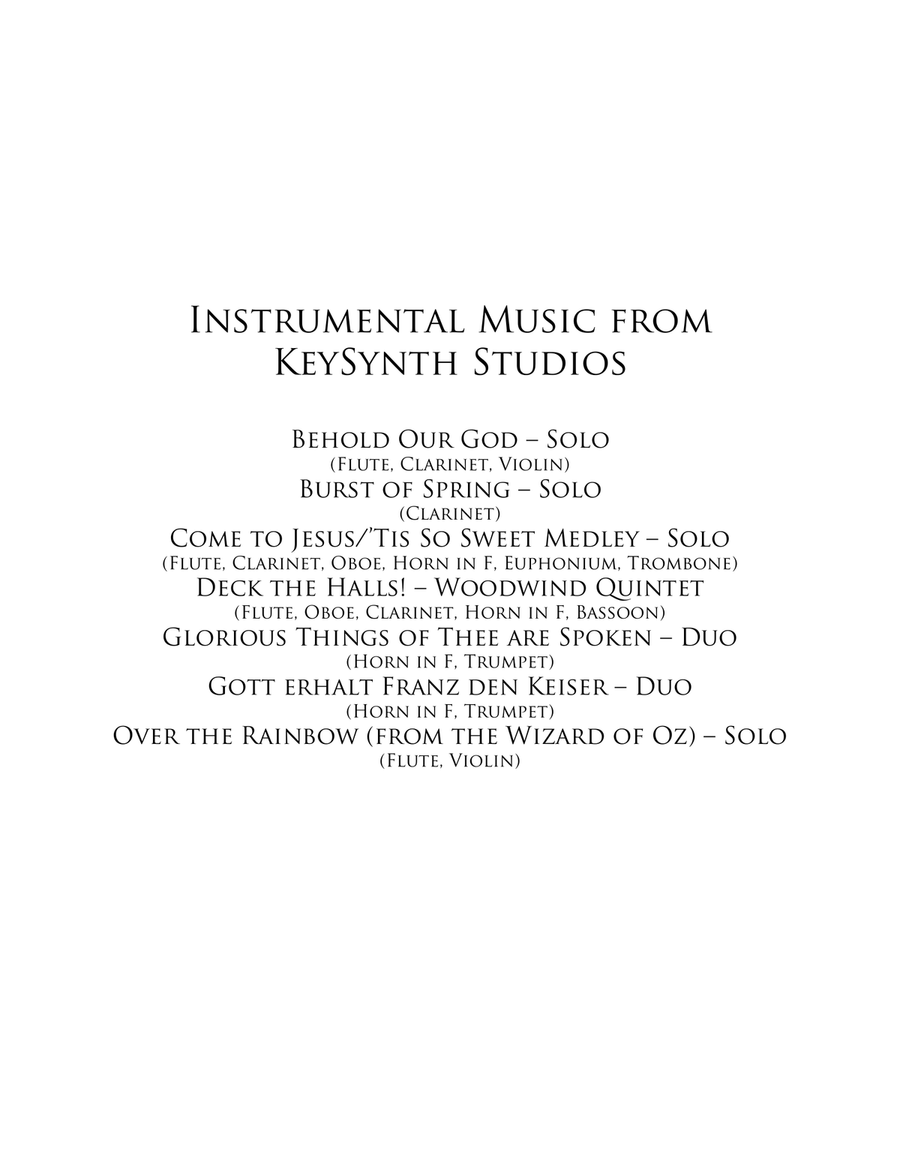 Glorious Things of Thee are Spoken Brass Duet scores gallery preview page 2