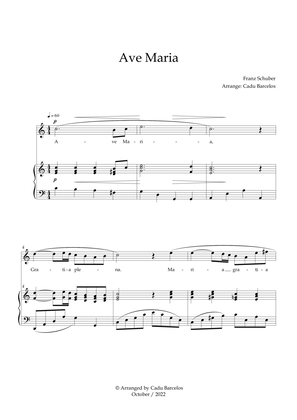 Book cover for Ave Maria - Schubert C Major