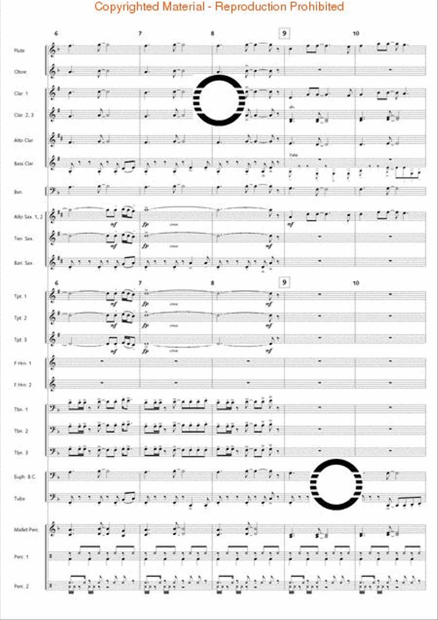 Holiday Jambalaya Holiday Jambalaya Concert Band scores gallery preview page 3