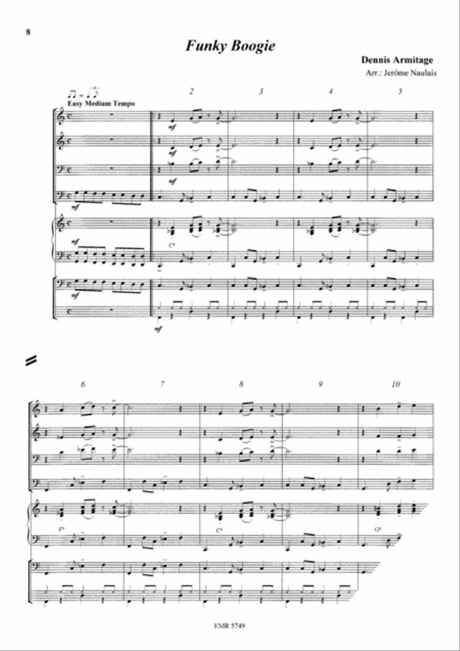Boogie Boogie Concert Band scores gallery preview page 4