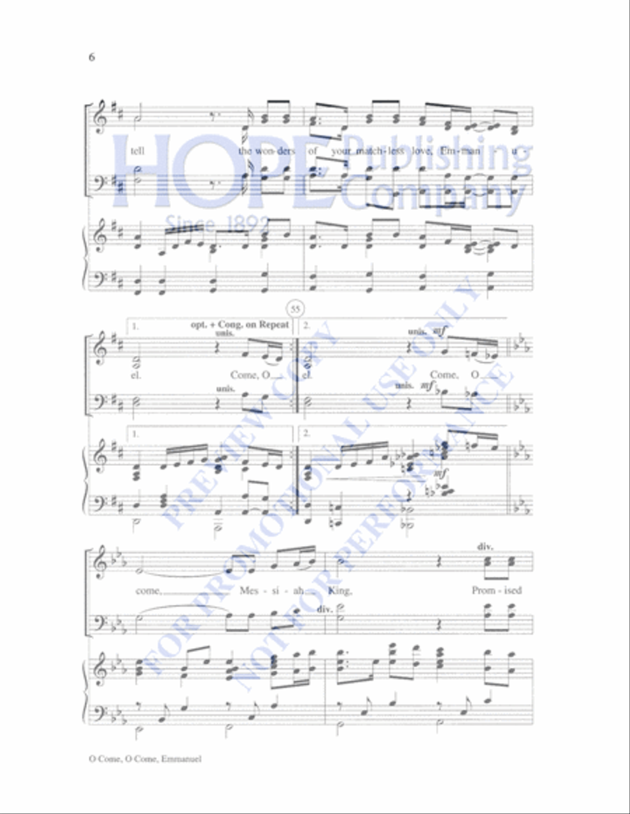 Emmanuel 4-Part scores gallery preview page 10