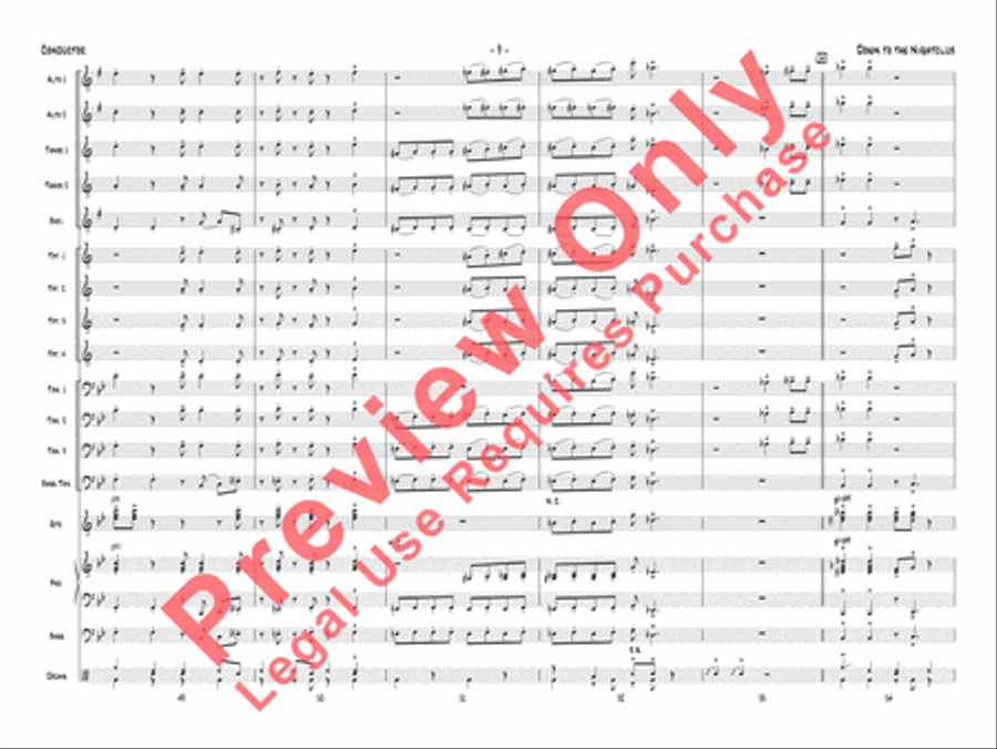 Down to the Nightclub Down to the Nightclub Jazz Ensemble scores gallery preview page 10