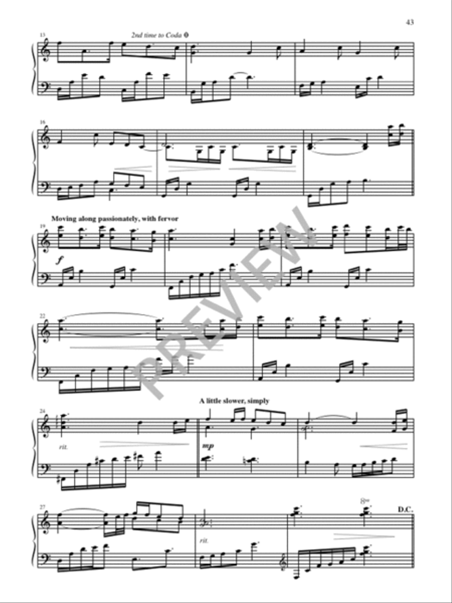 Seasons of Grace - Volume 3 Piano Solo scores gallery preview page 44