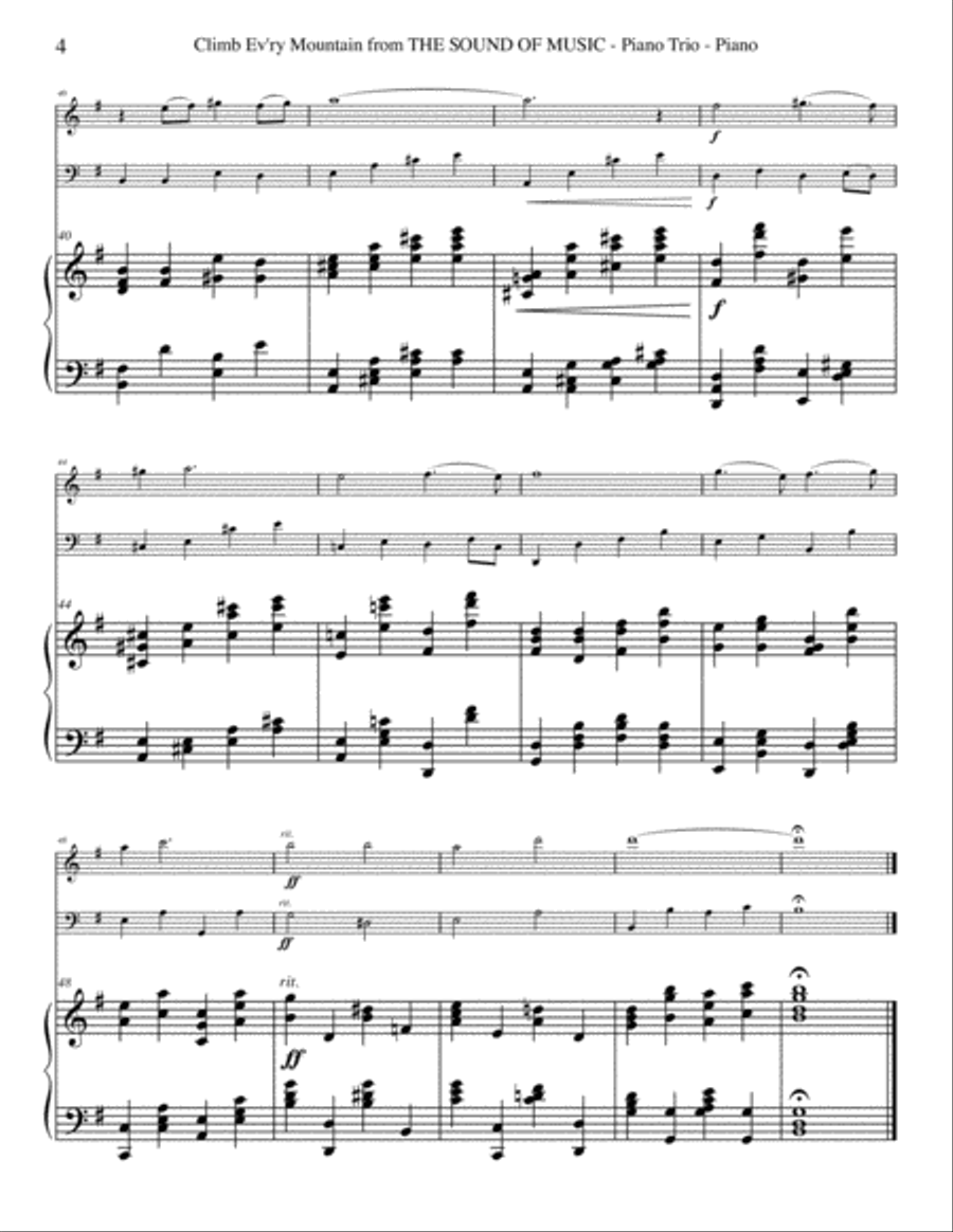 Climb Ev'ry Mountain Climb Ev'ry Mountain Piano Trio scores gallery preview page 4