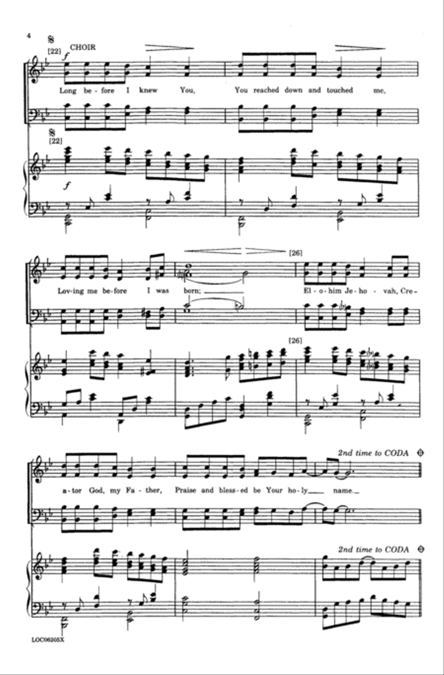 Creator God 4-Part scores gallery preview page 4