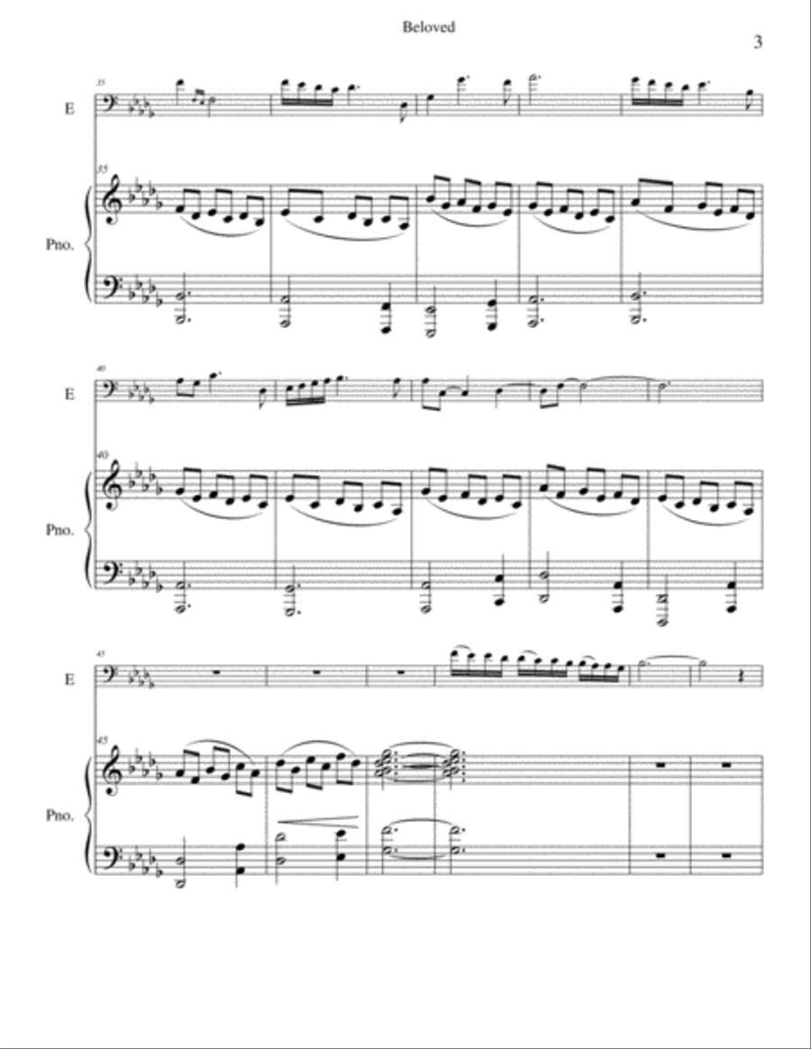 Beloved Brass Duet scores gallery preview page 3