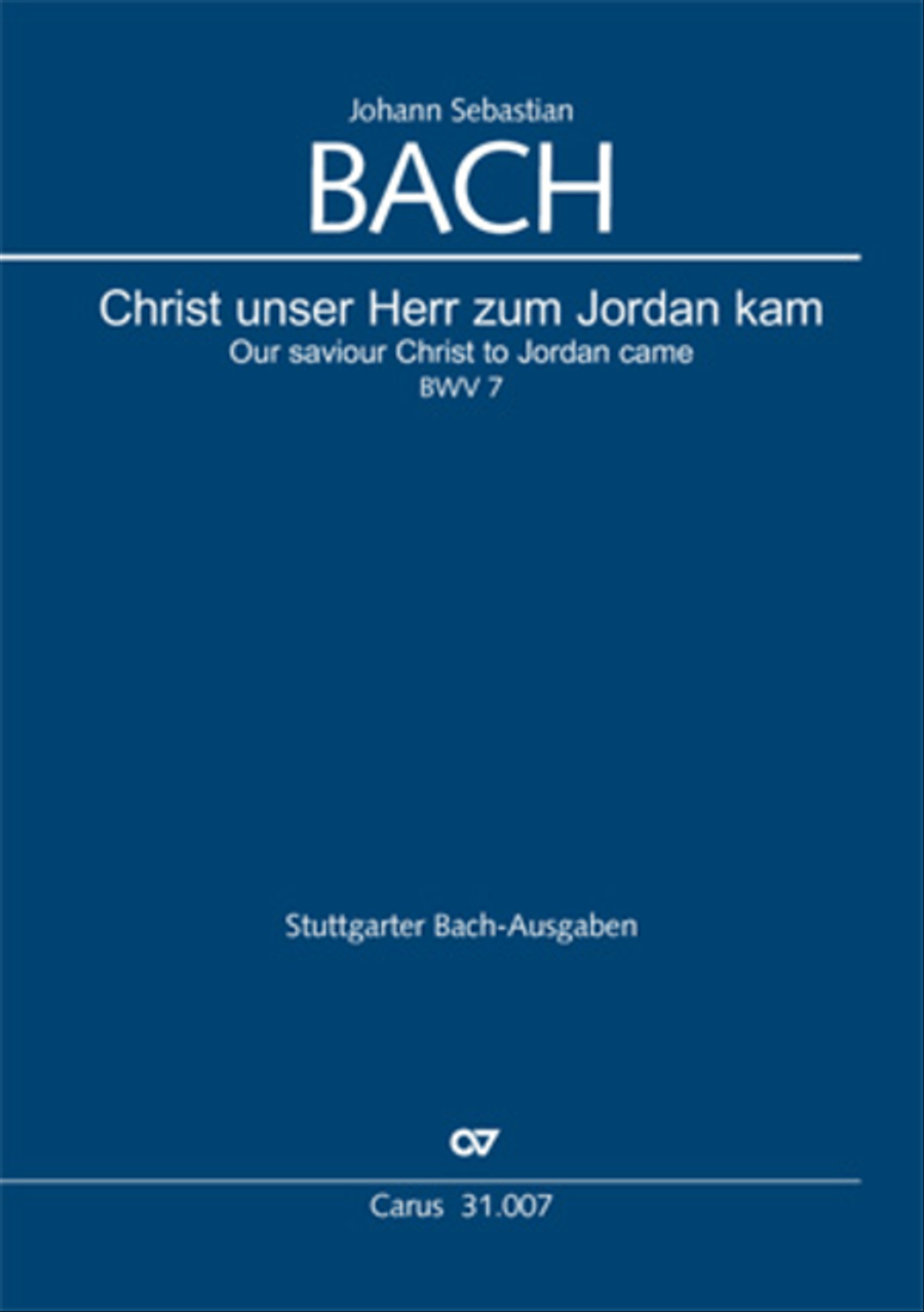 Our saviour Christ to Jordan came (Christ, unser Herr, zum Jordan kam) ATB scores gallery preview page 1