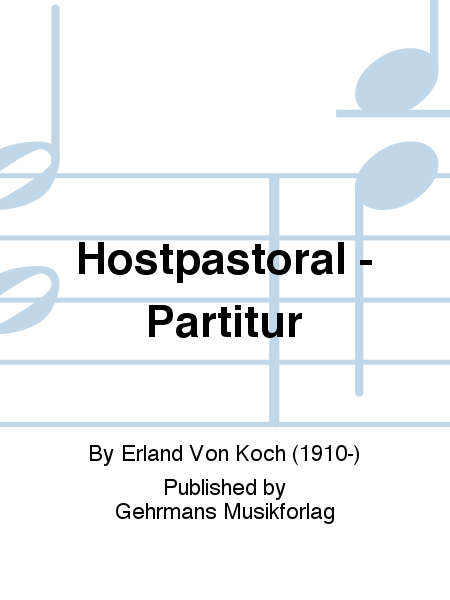 Hostpastoral - Partitur