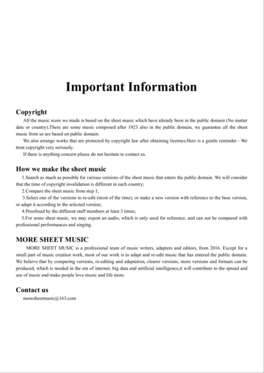 Debussy-Le Petit Negre(The Little Nigar),in C Major,for four Clarinets Clarinet Quartet scores gallery preview page 2