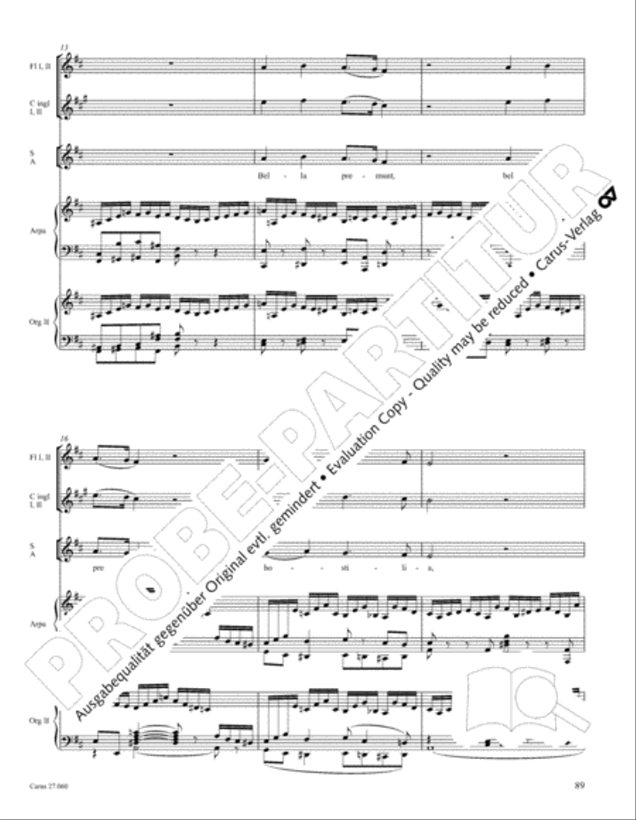 Messe a quatre voix 4-Part scores gallery preview page 100