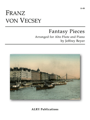 Book cover for Fantasy Pieces for Alto Flute and Piano
