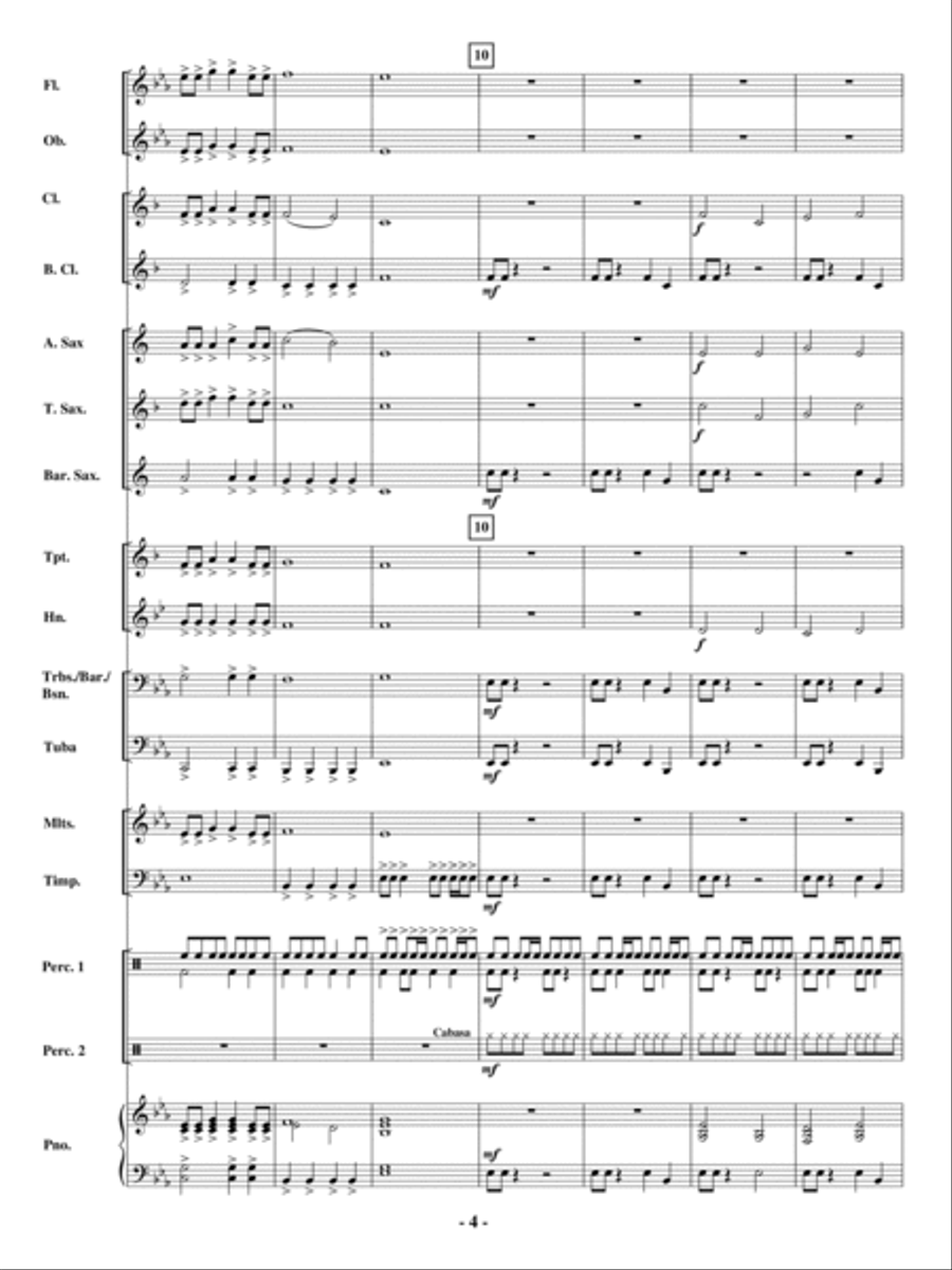 The Soaring Spirit The Soaring Spirit Concert Band scores gallery preview page 3