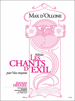 Book cover for Chants D'Exil -Melodies
