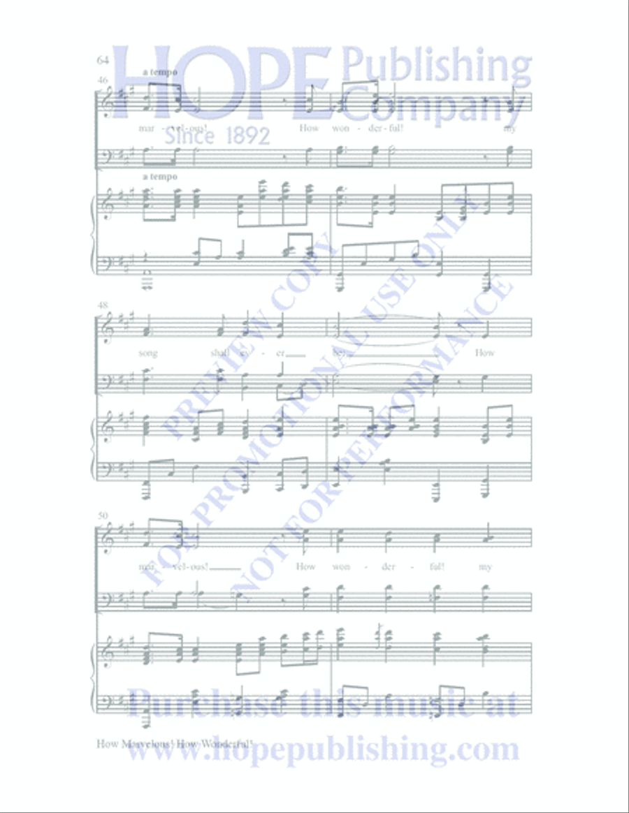 My Savior's Love My Savior's Love Listening CD scores gallery preview page 66