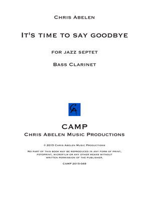 It's time to say goodbye - bass clarinet