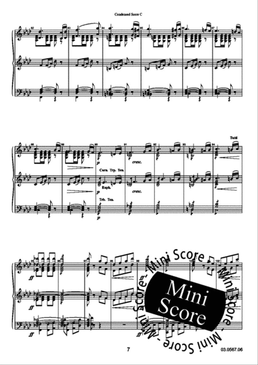 Dichter Und Bauer Fanfare Band scores gallery preview page 11