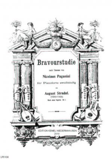 Bravourstudie nach Themen von Nicolaus Paganini