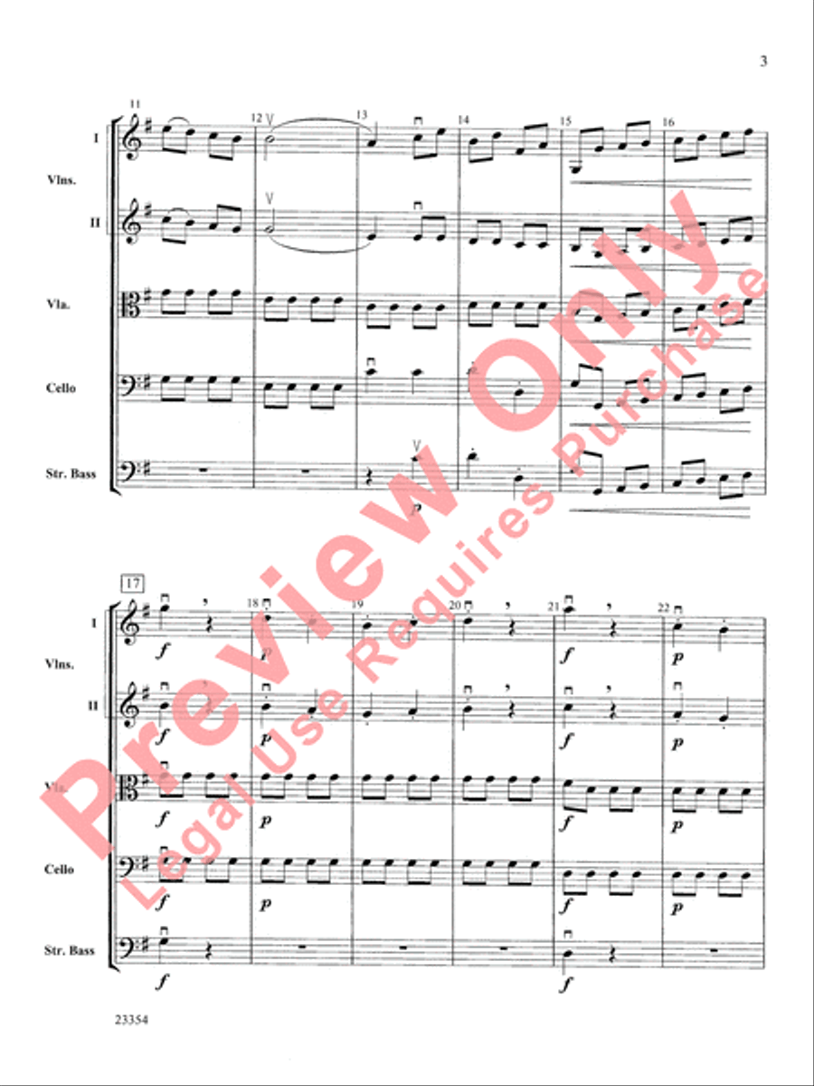 Symphony No. 8 Symphony No. 8 String Orchestra scores gallery preview page 4
