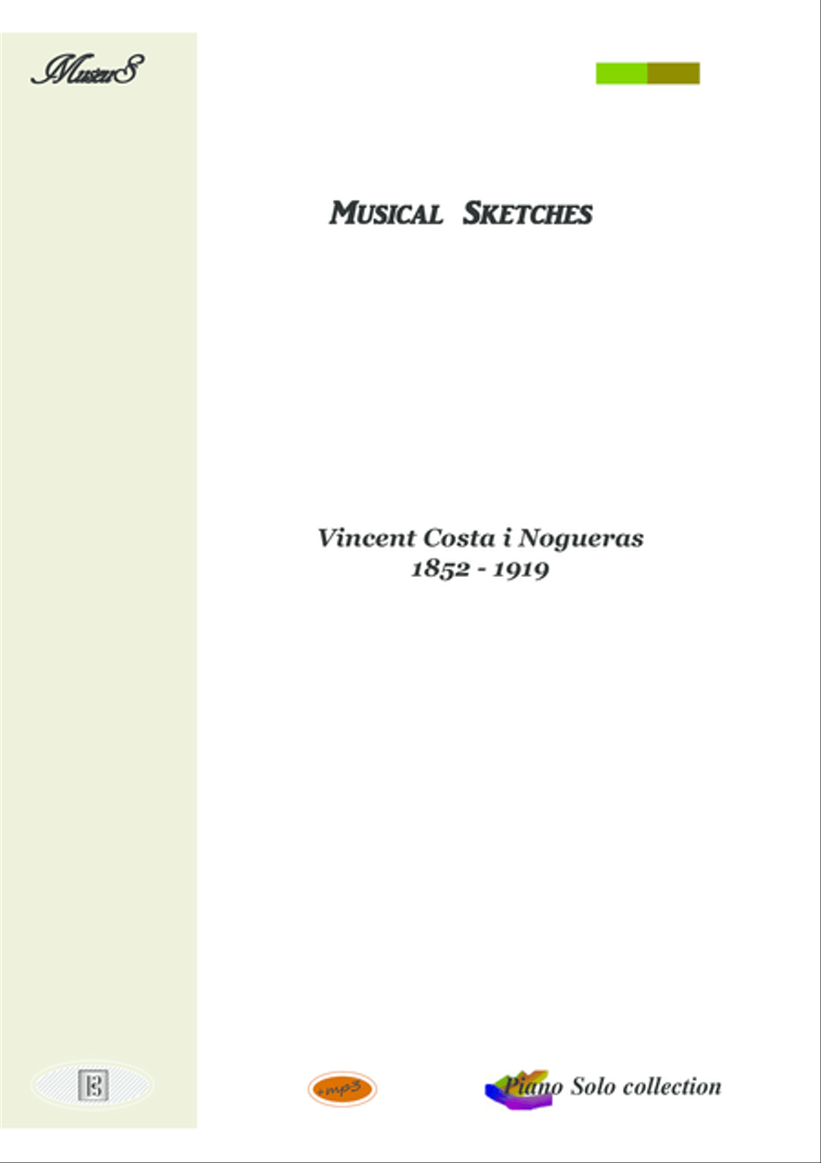 Musical Sketches Piano Solo scores gallery preview page 1