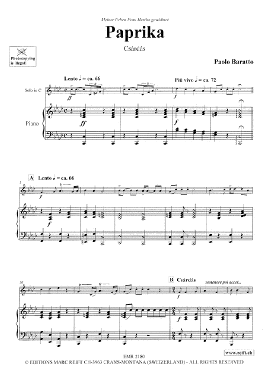 Paprika Double Bass scores gallery preview page 4
