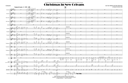 Christmas In New Orleans - Score Only
