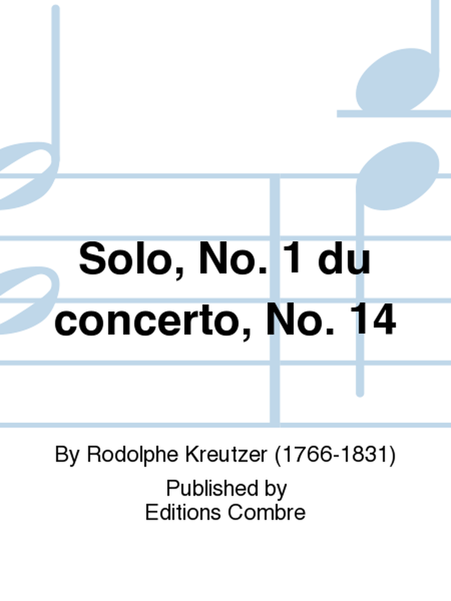 Concerto No. 14: solo no. 1