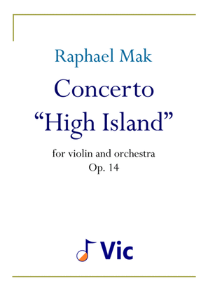 Violin Concerto "High Island", op. 14