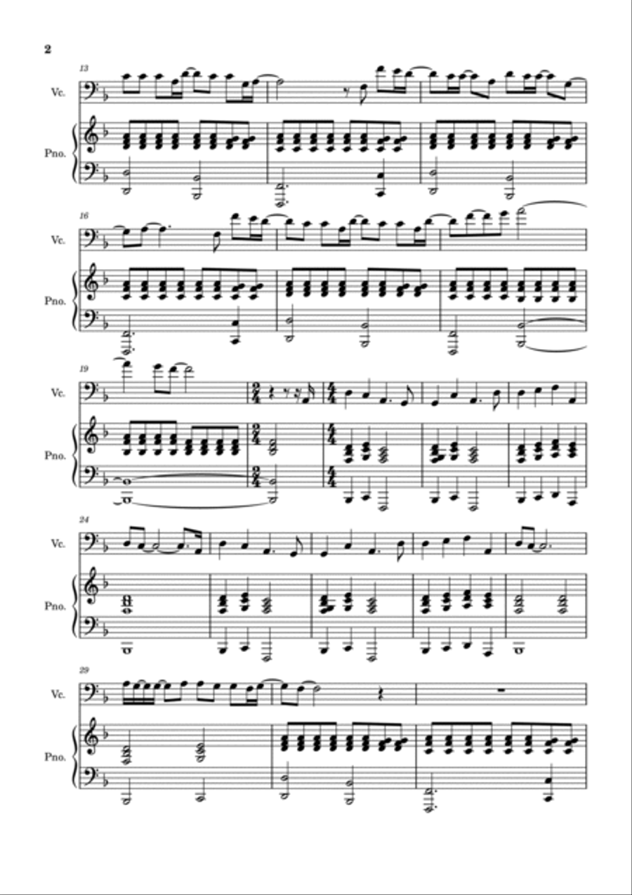 Daylight Piano scores gallery preview page 2