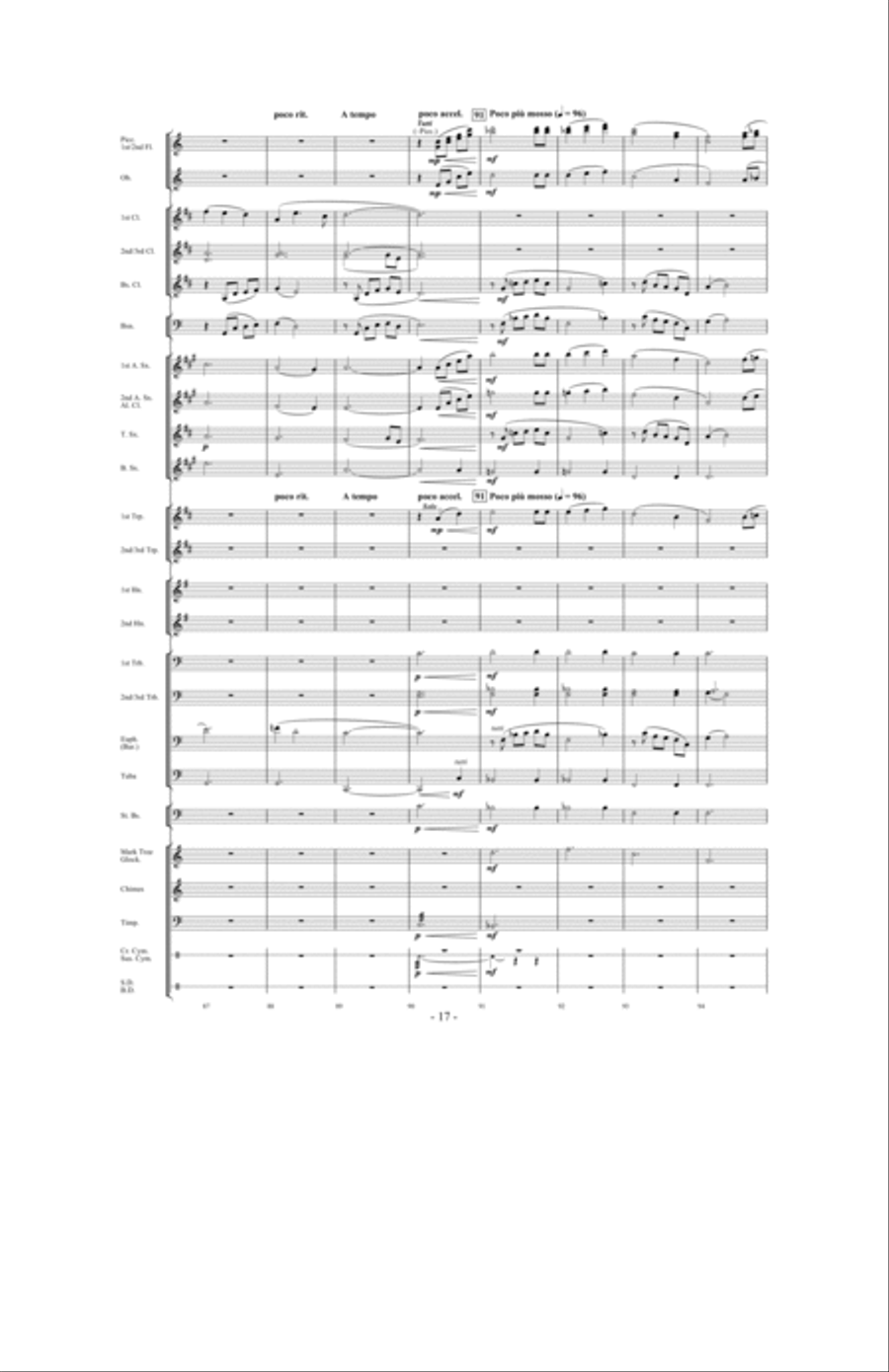 Towards a New Horizon Concert Band scores gallery preview page 16