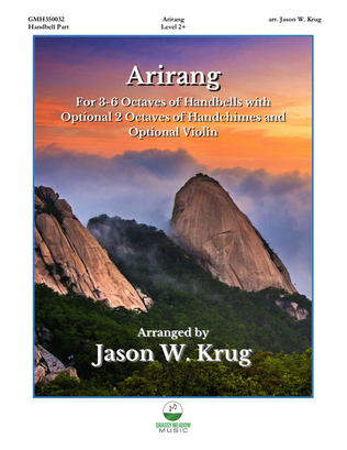 Book cover for Arirang (for 3-6 octave handbell ensemble with optional violin) (site license)