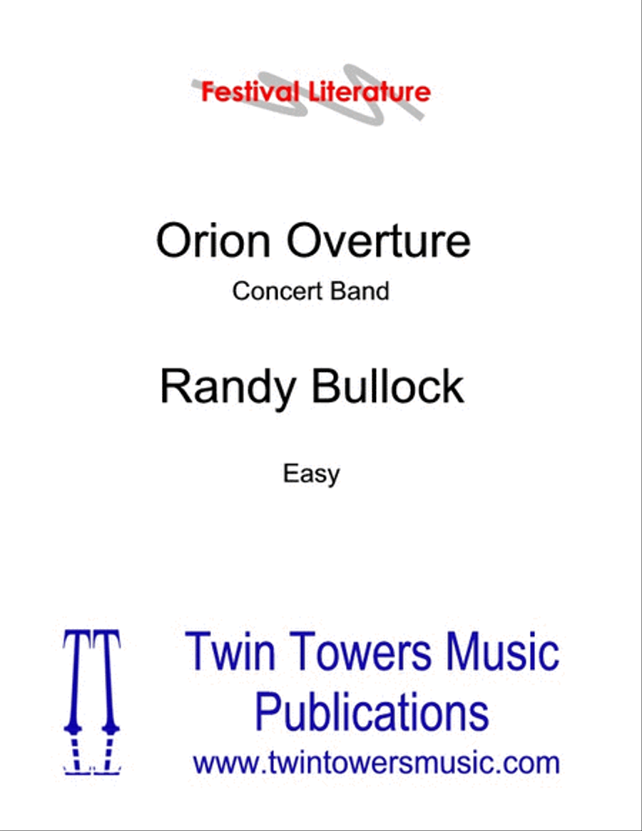 Orion Overture Concert Band scores gallery preview page 1