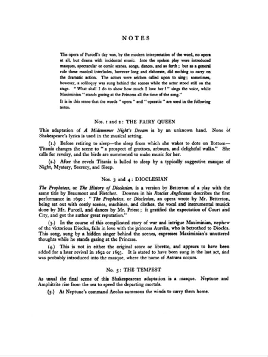 Fifteen Songs and Airs for Soprano or Tenor from the Operas and the Odes Small Ensemble scores gallery preview page 4