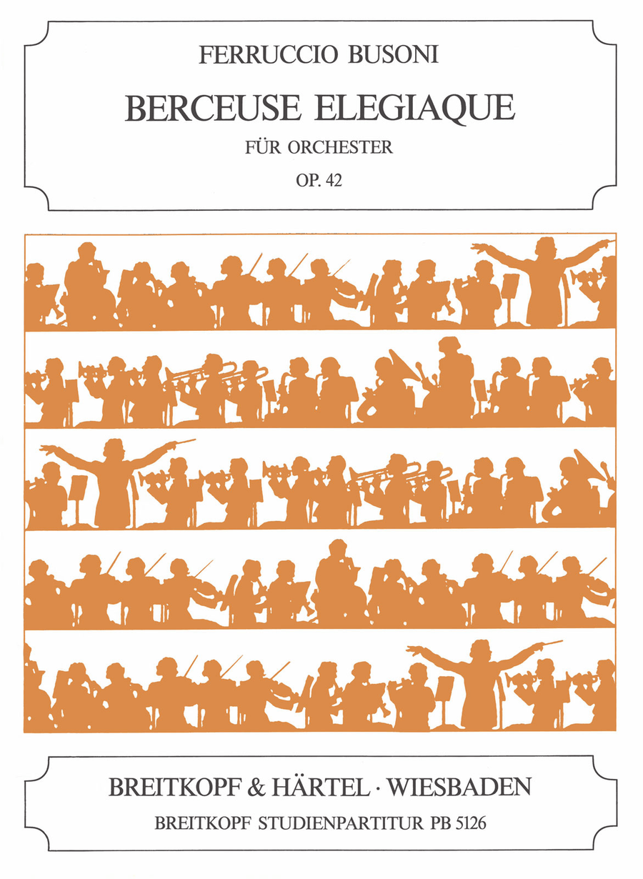 Berceuse élégiaque Op. 42 K 252a Clarinet scores gallery preview page 1