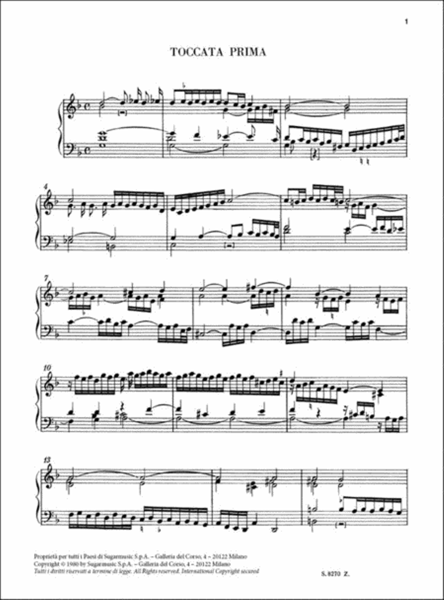 Il secondo libro di toccate Organ scores gallery preview page 2