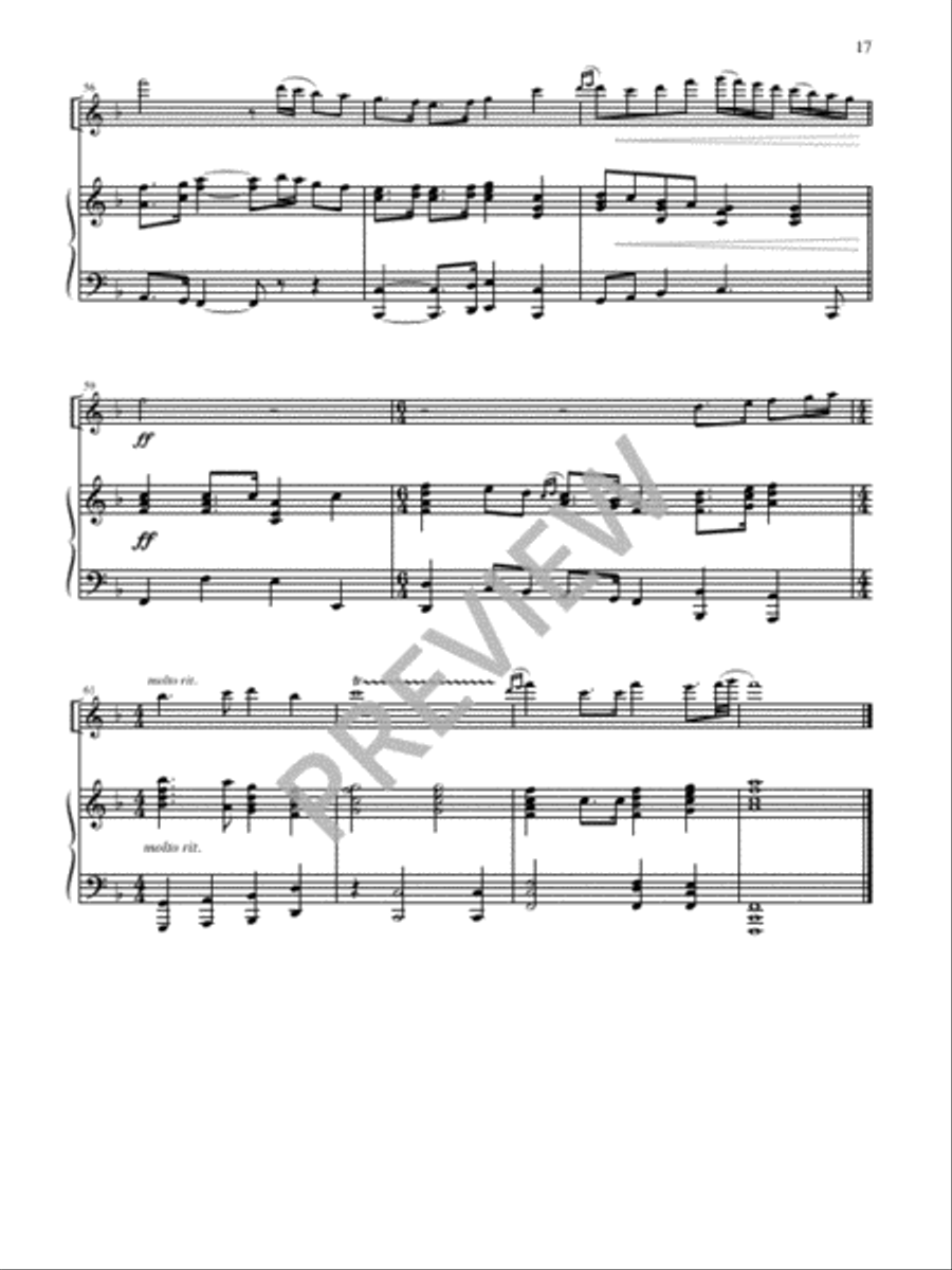Five More Liturgical Meditations C Instrument scores gallery preview page 19