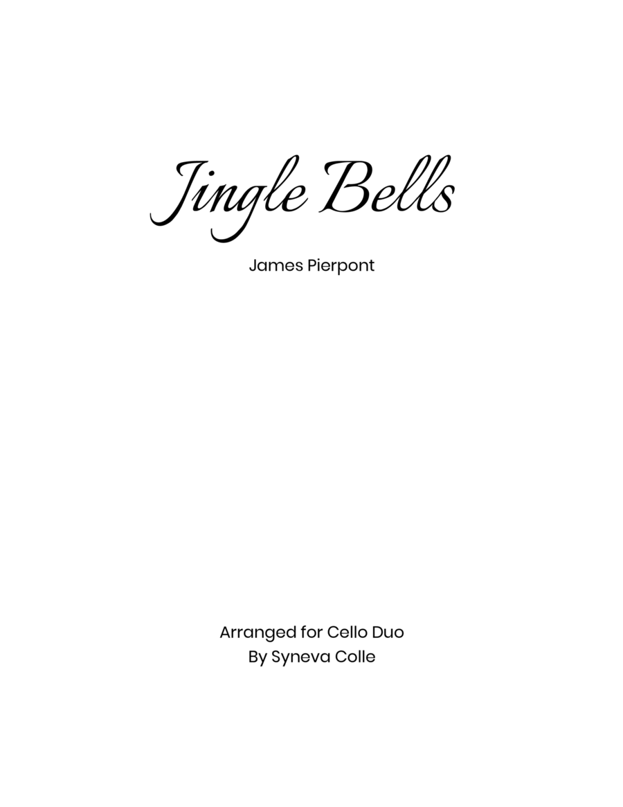 Jingle Bells Jingle Bells String Duet scores gallery preview page 1