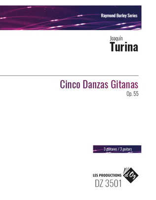 Book cover for Cinco Danzas Gitanas, Op. 55