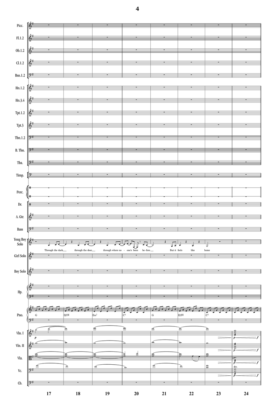 A Million Dreams Full Orchestra scores gallery preview page 3