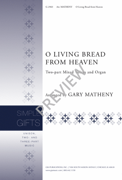 O Living Bread from Heaven image number null