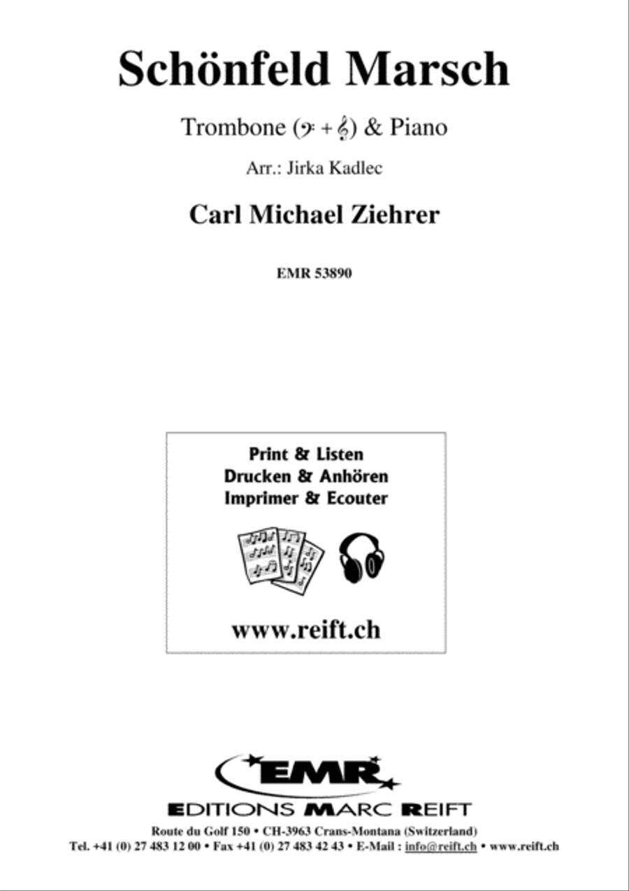 Schonfeld Marsch Piano Accompaniment scores gallery preview page 1