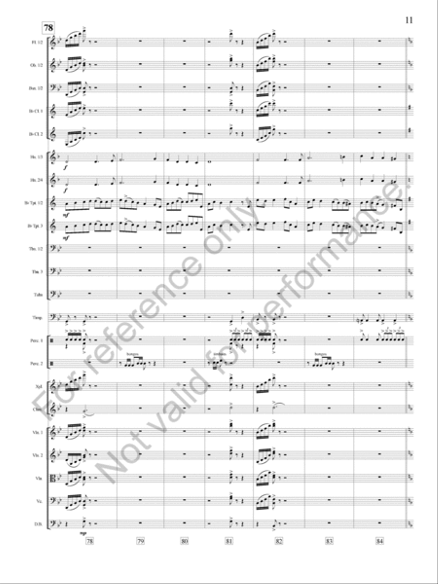 God Of Our Fathers Full Orchestra scores gallery preview page 12